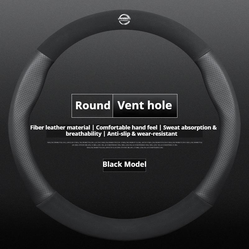 COHPQK1 Car Steering Wheel Cover Nissan Qashqai Juke X-Trail Patrol Note Leaf Altima Maxima Micra Murano Rogue Pulsar Sentra Teana Tiida
