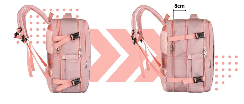 PTN 24403-6942 Pink Laptop Backpack