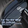2pcs Car Rearview Mirror Rain Eyebrow Carbon Fiber Sun Visor For Opel ADAM ASTRA J K CORSA E INSIGNIA MOKKA VIVA Meriva