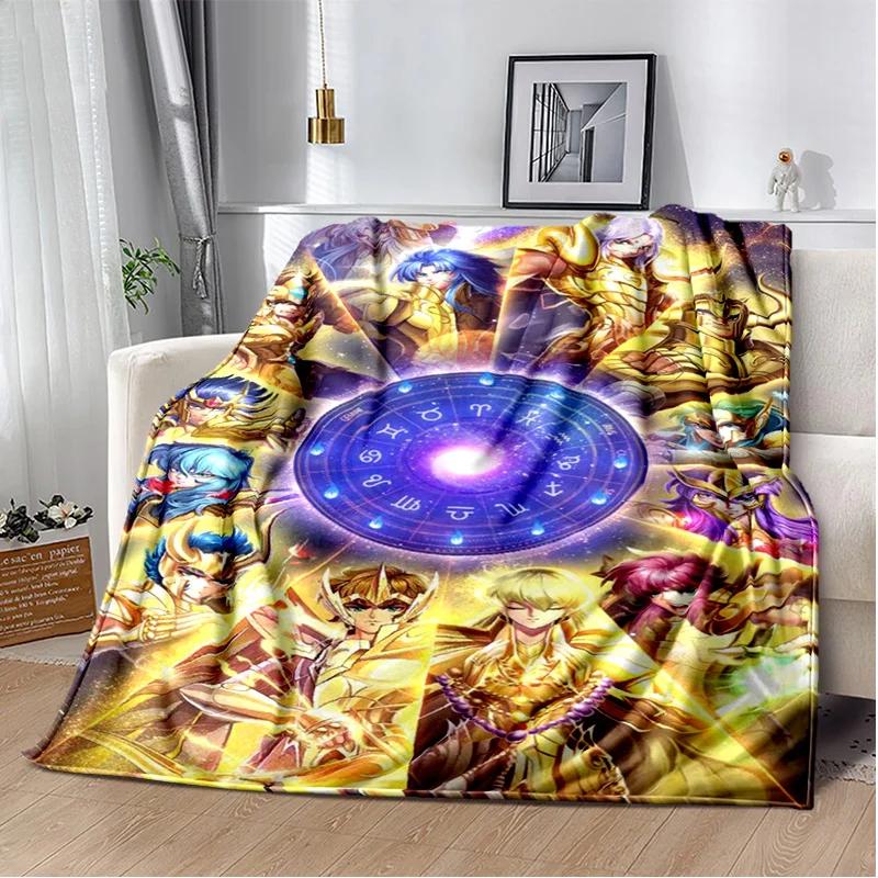 3D Ретро Saint Seiya одеяло с героями мультфильмов, мягкое одеяло для дома, спальни, кровати, дивана, пикника, путешествия, офиса, одеяло, детское одеяло