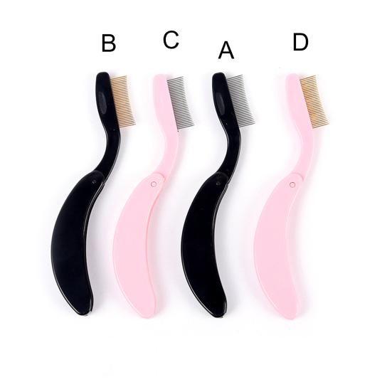 Щеточка для ресниц, безопасные косметические принадлежности, удобная ручка, простая антикоррозийная нержавеющая сталь, брови для женщин