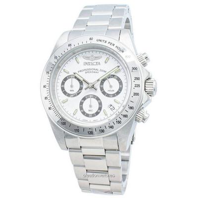 Мужские часы Speedway 200M Chronograph White Dial 9211