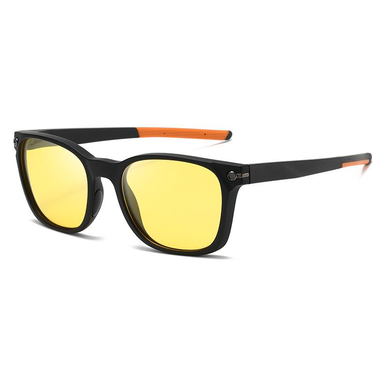 Fashion Polarized Dual Color Injection Molded Sunglasses Men Women Outdoor Cycling Sports Luya Night Vision Goggles Cross-border Glasses