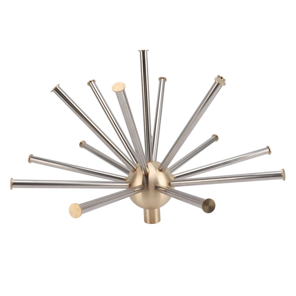 Fountain Nozzle Head Set G1 Inch Brass Stainless Steel Water Fountain Spray Head for Garden Pond