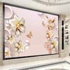 3d Photo Wallpaper Exquisite Jewelry Flowers Living Room Bedroom Background Wall Home Decor Mural