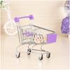 Dollhouse Furniture Supermarket Shopping Basket Supermarket Handcart Trolley Dollhouse Accessories