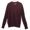 Paul Smith Wool Long Sleeve V Neck Sweater L Purple Knit Women Used