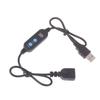 Цифровой таймер, кабельный переключатель с автоотключением, USB-разъем для светодиодных лент и моторов