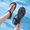 Bohemian Summer New Woven Casual Pinch Casual Seaside Vacation Flat Roman Sandals
