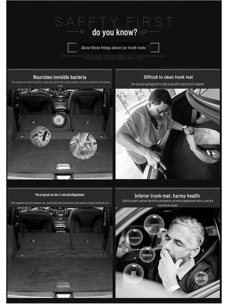 Changan CS35/CS75 PLUS Deep Blue SL03/SL07/S05/S07 TPE Складной коврик в багажник