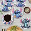 8pc/sets Big-eared Pet Diamond Painting Coasters DIY Diamond Art Coasters 5D Full Drill Diamond Coasters Acrylic Round Cup