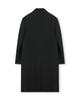 Beslow Double Breasted Alpaca Maxi Coat Black