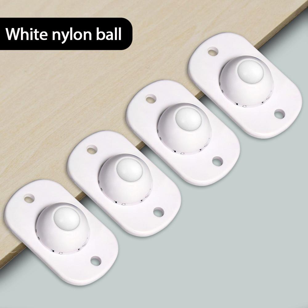 4pcs Self Adhesive Caster Swivel Wheels Stainless Steel Universal Wheel 360 Degree Rotation Pulley Sticky Swivel Moving Rollers