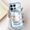 For Infinix Note 40 5G Case Cartoon Rabbit Flower Anti Slip Bumper Soft Silicone Cover For Infinix Note40 X6852 X6851 Phone Case