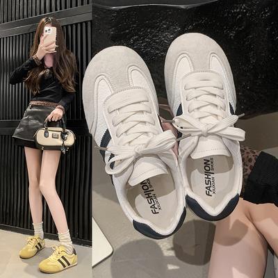 Ретро цветовая гамма немецкие тренировочные туфли женские 2025 лето новая мягкая подошва легкие и удобные повседневные универсальные спортивные туфли Форрест Гамп