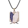 Anime Attack On Titan Necklace Wings Of Freedom Eren Scout Legion Stationary Guard Military Police Trainee Squad Pendant Jewelry