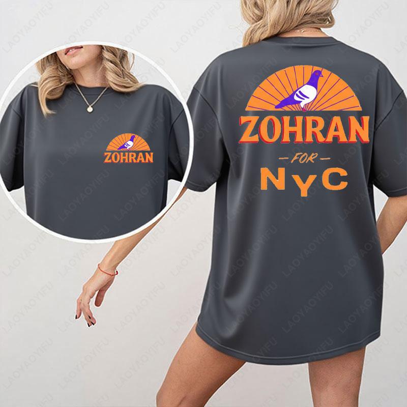Zohran Mamdani for New York City Cotton Shirt NYCs Mayor 2025 Graphic T Shirts Political Campaign Unisex Tees High Quality Tops