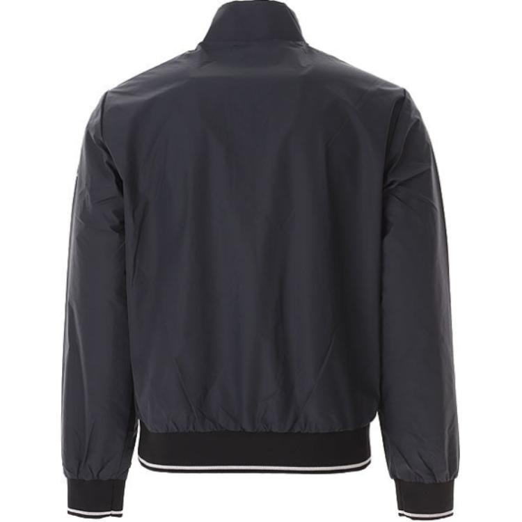 Emporio Armani Мужская куртка EA7 с молнией и воротником, длинный рукав, логотип, темно-синий 3DPB07-PN27Z-0578