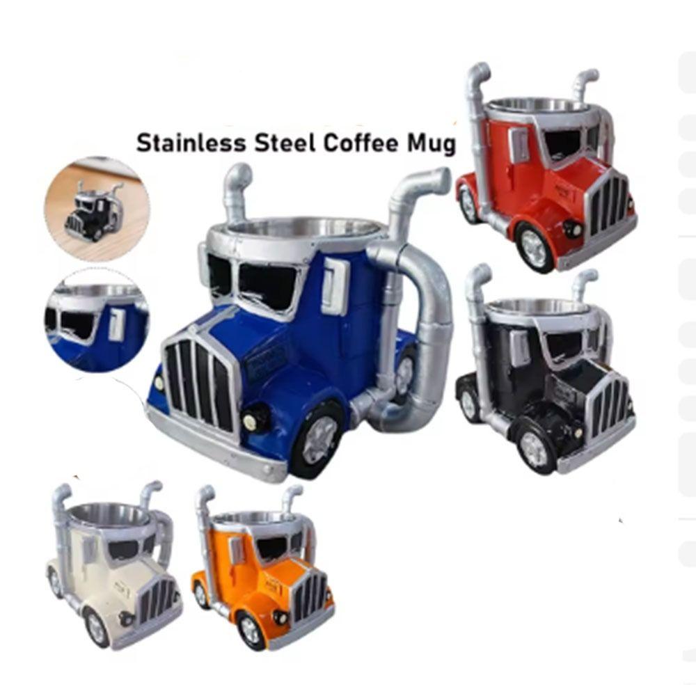 Кружка для кофе в форме полуприцепа из нержавеющей стали  Автомобиль