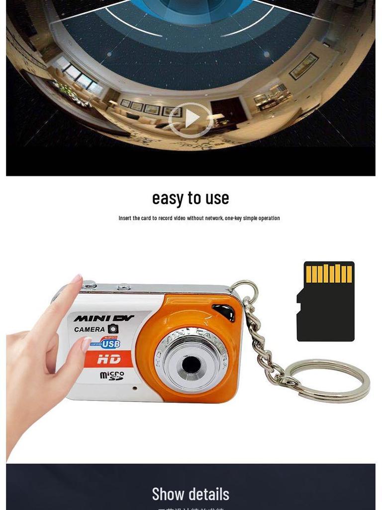 Mini HD Retro Camera for Kids - X6 Vlog Camcorder