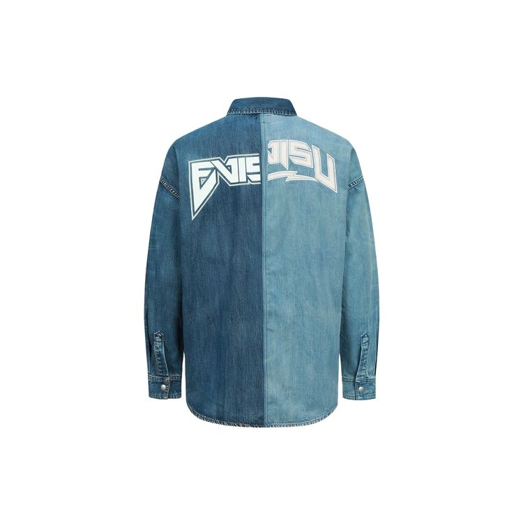 Evisu Рубашка с длинным рукавом свободного кроя Мужские рубашки 2ESHTM3SL245LFCT