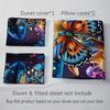 Bueatiful Butterfly Digital Printed Bedding Set Soft Duvet Cover King Queen Twin Single Size Bithday Gift Bedroom Decoration