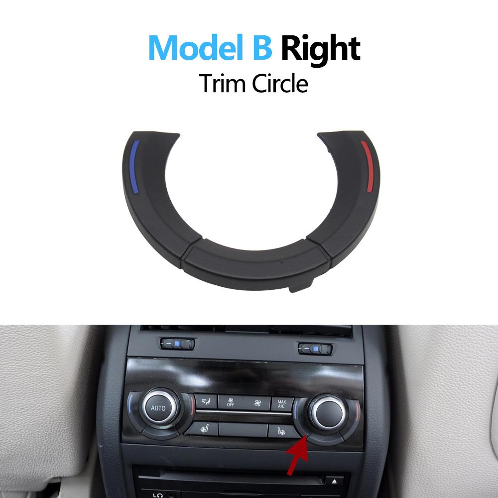 Автомобильный кондиционер, задняя панель переключателя переменного тока, панель управления, рамка, накладка для BMW 5 6 7 X5 X6 серии F10 F11 F06 F07 F01 F02