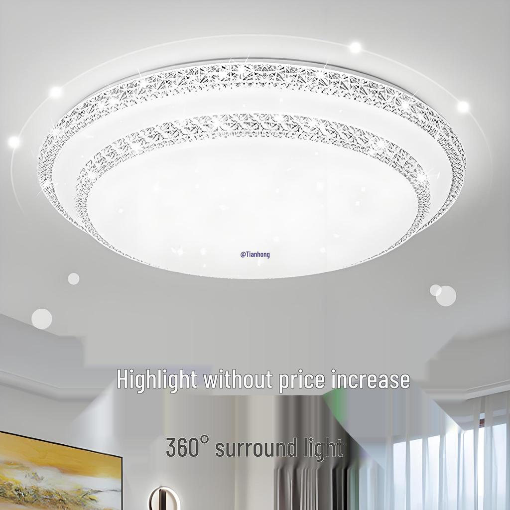 2025 Modern Crystal Ceiling Light for Living Room, Dining Room, and Bedroom