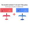 17.5in/44cm Throwing Foam Airplanes 2 Flight Mode Glider Inertial EPP Bubble Planes Outdoor Launch Kids Toys for Children Sprot