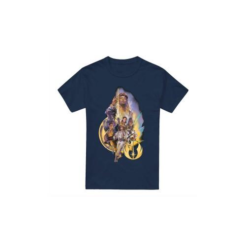 Star Wars: The Acolyte Mens High Republic Group Poster T-Shirt