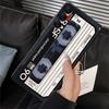Retro Cassette Tape Black Soft Phone Cover Case for Samsung Galaxy A05 A17 A40 A16 A10 A12 A04 A50 A20 A13 A70 A06 A30 A15