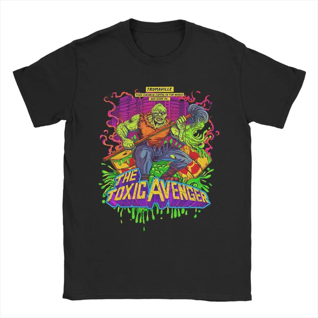 Men T-Shirt Comedy Toxic Avenger Amazing Pure Tees Short Sleeve T Shirt O Neck Tops Gift
