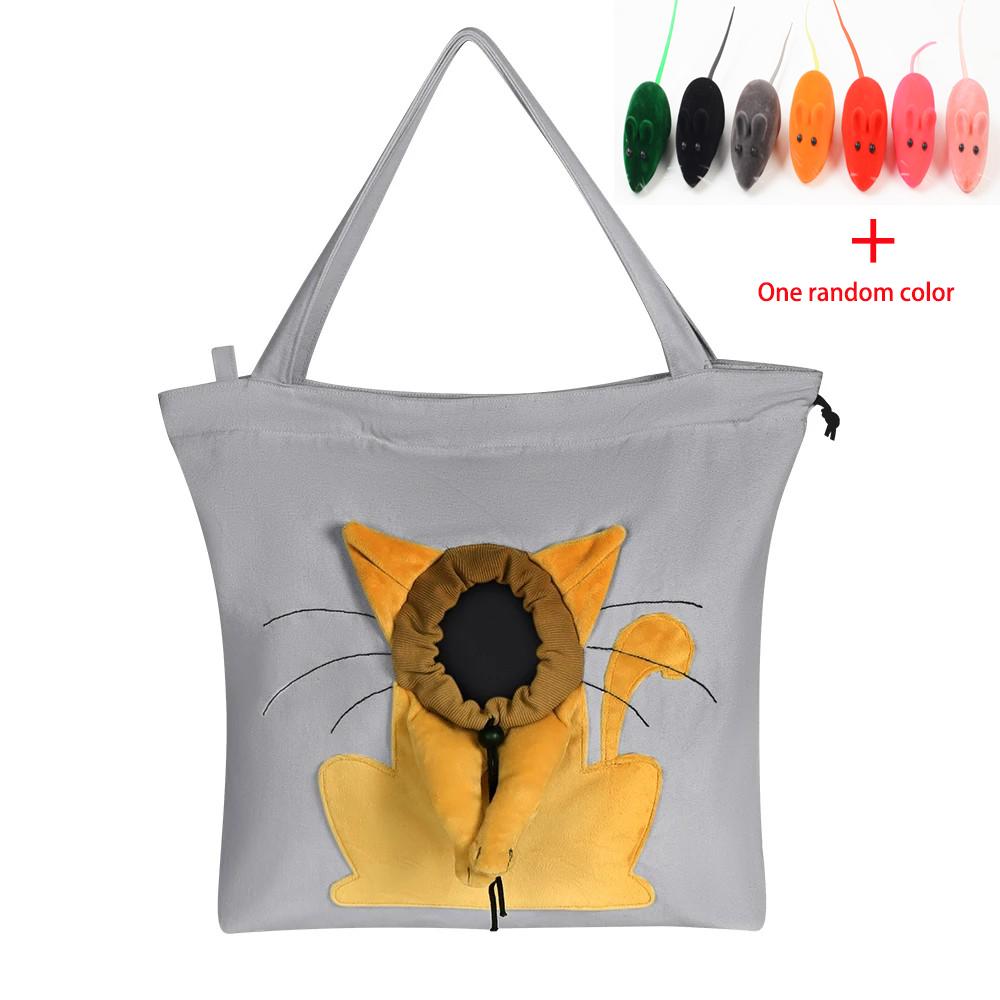 Pet Canvas Shoulder Bag Lion Shaped Dog Carrier Comfortable Cats Carrying Pouch Handbag Puppy Messenger Bag For Outdoor Travel