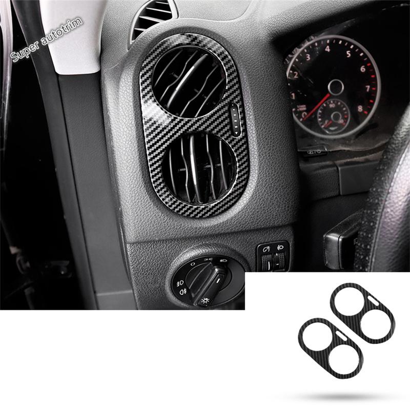 Central Control AC Air Conditioning Vent Outlet Panel Cover Trim For Volkswagen VW Tiguan 2008 - 2015 Matte Interior Accessories