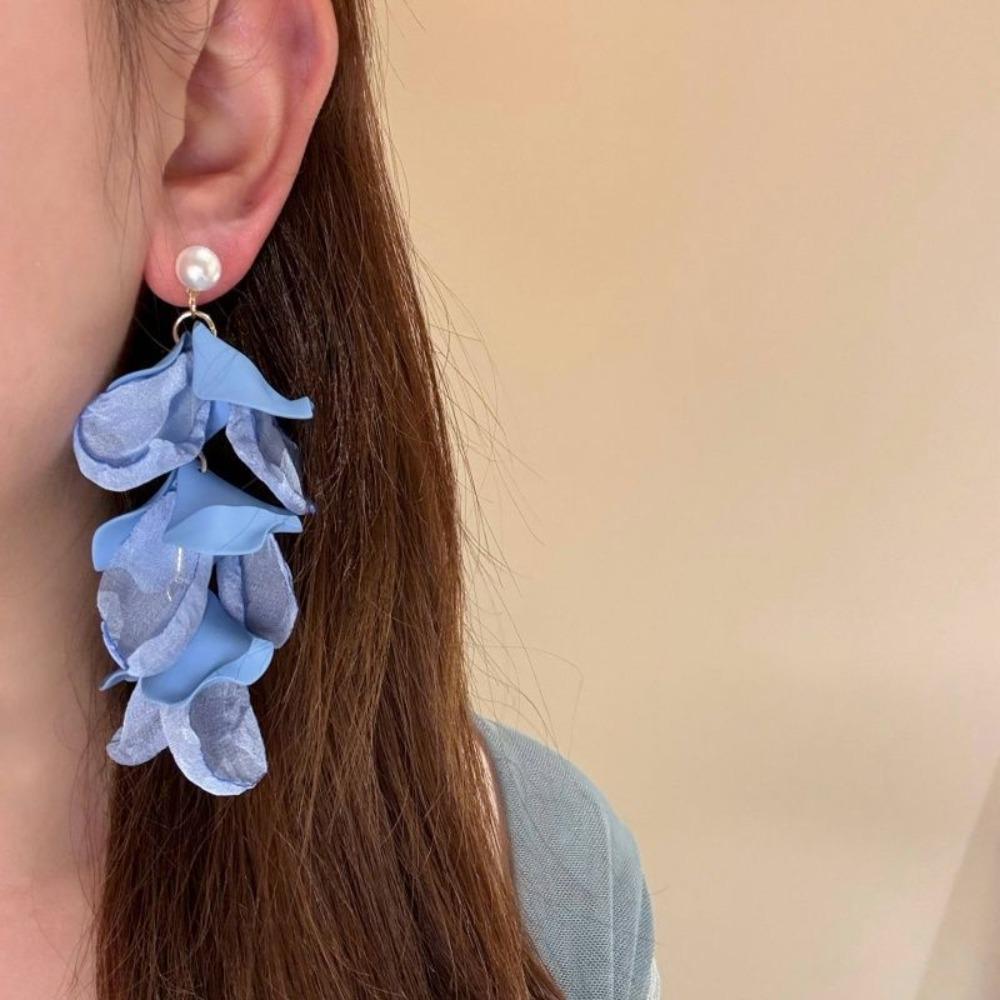 Retro Drop Earrings Elegant Ear Jewelry Wedding Accessories Long Tassel Earrings  Gift