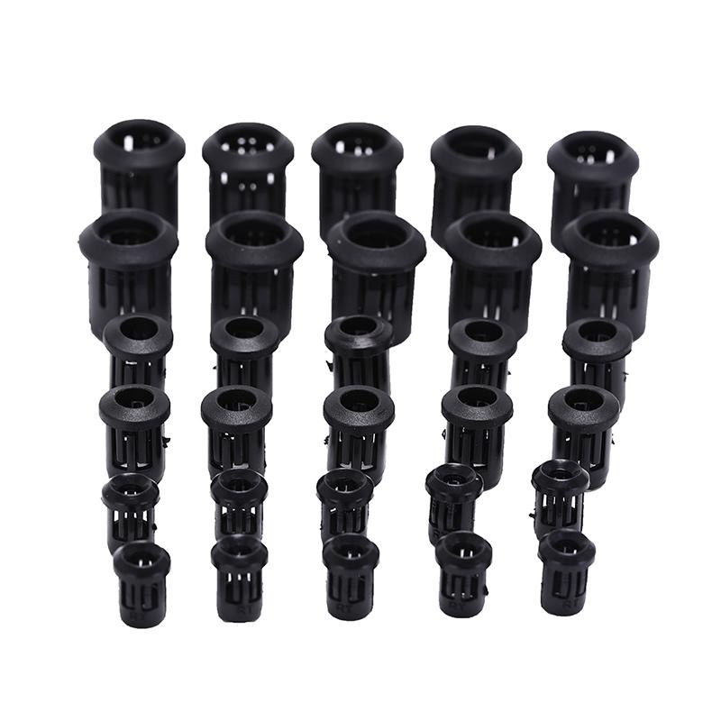 10 шт. Пластиковый держатель светодиода для лампы Черный зажим Патрон для монтажа 3 мм/5 мм/8 мм