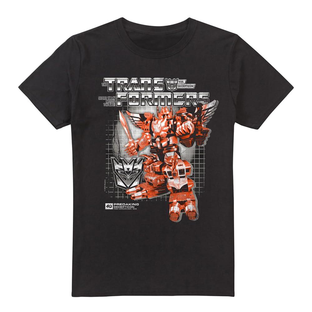 Transformers Mens Predaking Box 40th T-Shirt