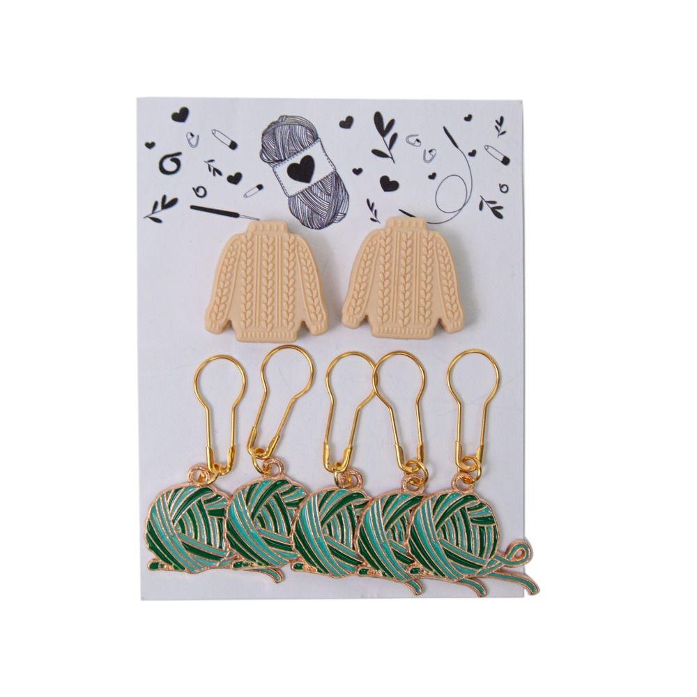 Инструменты для маркеров для рукоделия, маркеры для вязания, швейные принадлежности, металлические крючки, защелки, инструменты для вязания