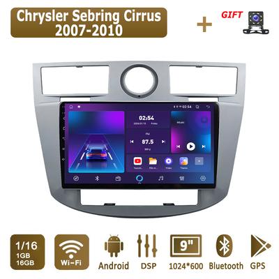 Android Car Radio For Chrysler Sebring Cirrus 2007-2010 Мультимедийный проигрыватель Головное устройство Стерео GPS Навигация BT WIFI 1+16 ГБ