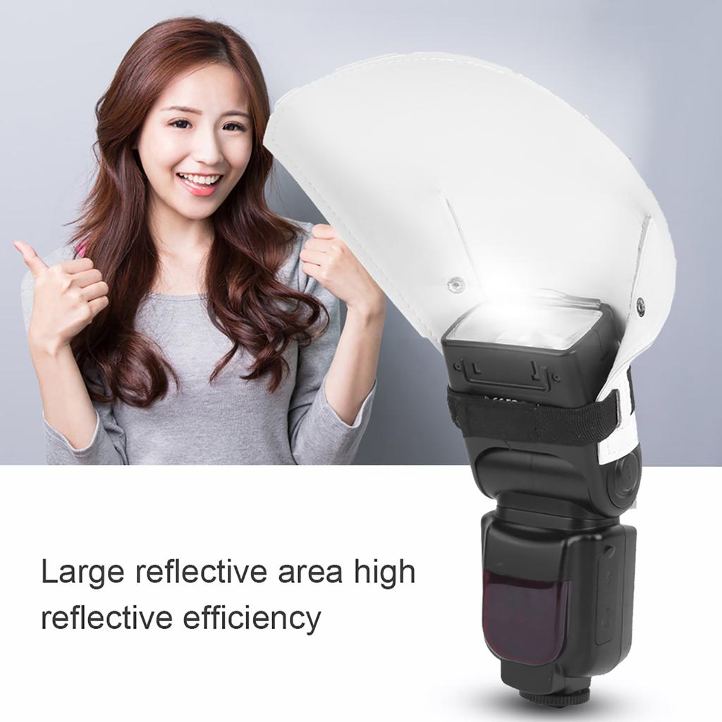 Portable Universal ArC shape Camera Flash Light Diffuser Reflector Speedlite Softbox