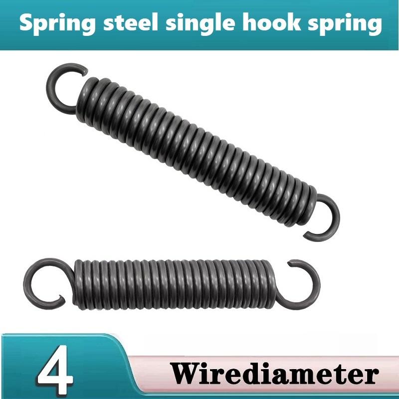 Spring steel single hook spring,Oven spring ,Wire Dia 4mm,Outer Dia 25mm,Length100/120/150/180/200/220/250/280/300mm.