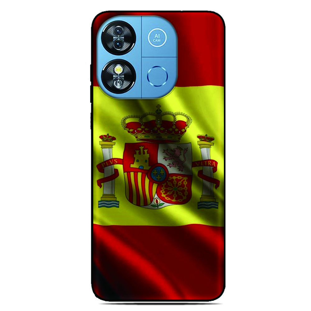Spain Flag Phone Case For Blackview Wave 9C 8C 6C Shark 9 Color 8 Oscal C80 C70 C60 C30 C20 Pro Flat 2 1C 2C Tiger 13 12 Cover