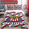 3pcs Duvet Cover Set (1*Duvet Cover + 2*Pillowcase, Without Core), Custom Name Club Deportivo Guadalajara Pattern Bedding Set, Home Bedroom Decor Gift