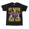 Hit Maxes Evade Taxes Funny Gym Bodybuilder Cotton Graphic Men's T-shirt