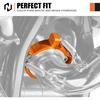 NICECNC Orange Flange Guard | Compatible with KTM 250/300 EXC/XC/SX/XCW/XC-W Six Days/XC-W TPI 2017-2022 250/300 XC-W/EXC TPI 2023