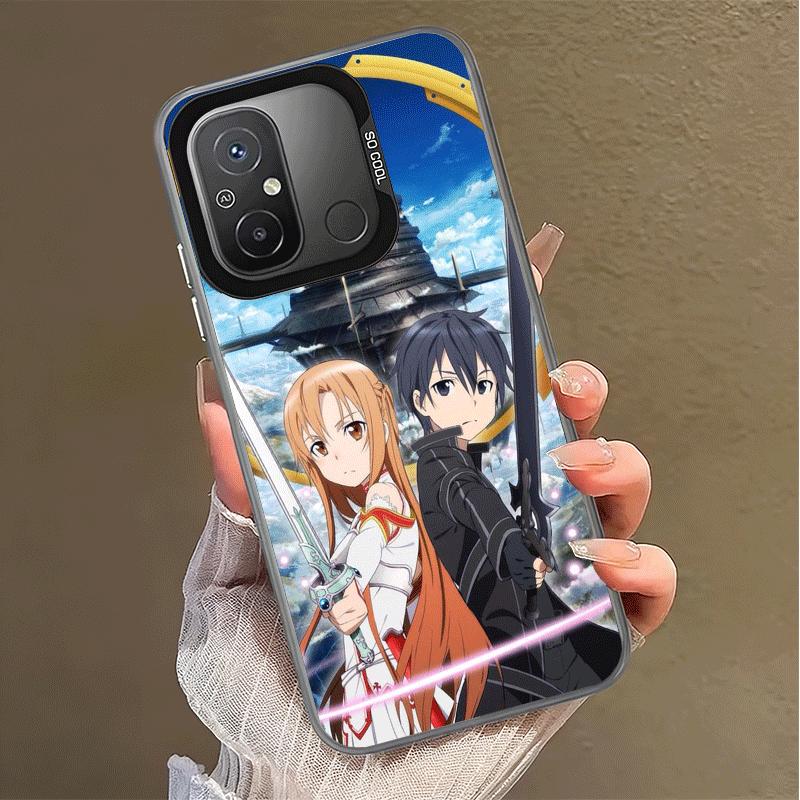 Ударопрочный чехол для телефона Sword Art Online для Xiaomi Poco X7 X6 X5 X3 Pro F7 Ultra M8 Redmi 15C 15 14C 13C 12C 10C 13 12 10