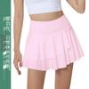 Женская юбка-шорты для мультиспорта: Двойной слой для тенниса, бадминтона, бега, йоги, гольфа и фитнеса.