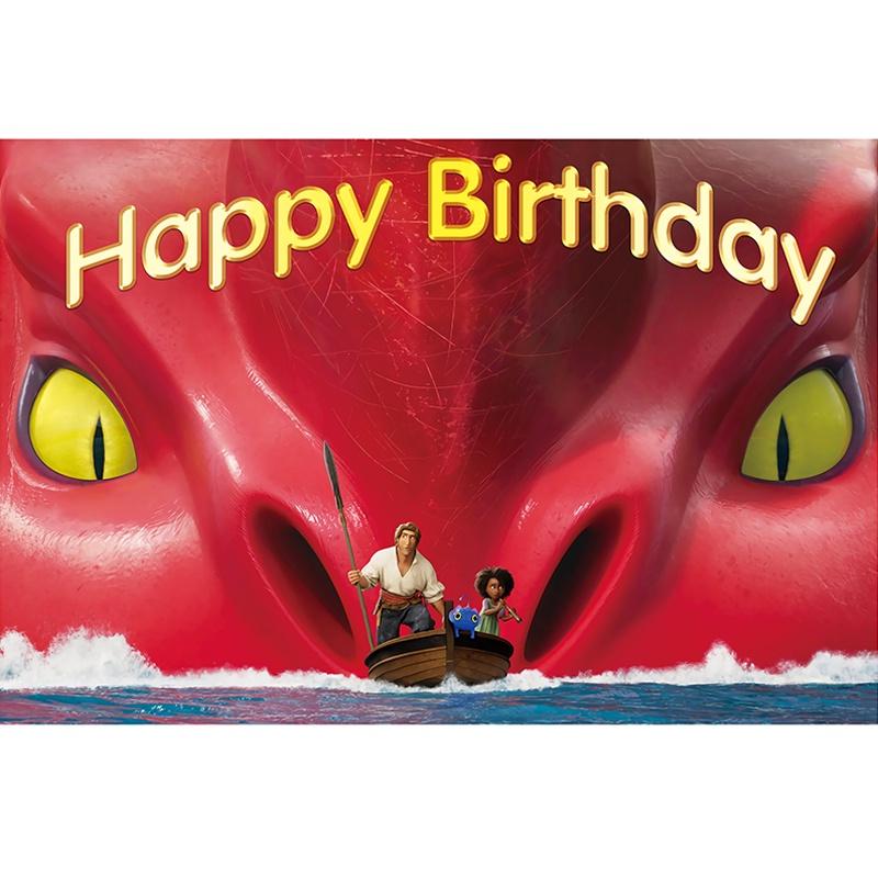 Набор ценных украшений для дня рождения Морского чудовища для детской тематической вечеринки