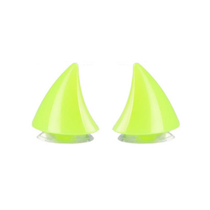 Colorful Motorcycle Helmet Cat Ears Decoration Moto Electric Car Driving Styling Cute Cat Ears Stickers Decor Helmet Accessories