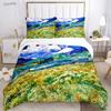 Van Gogh Art Cute Kawaii Пододеяльник Одеяло Постельное белье Мягкий пододеяльник и наволочки для подростков Односпальная/Двуспальная/Queen/King